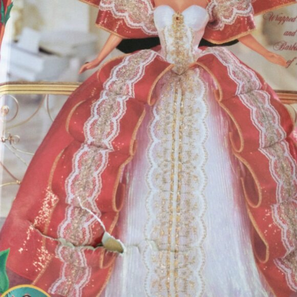 NWT 1997 Happy Holidays Special Edition 10th Anniversary Barbie - Picture 7 of 8